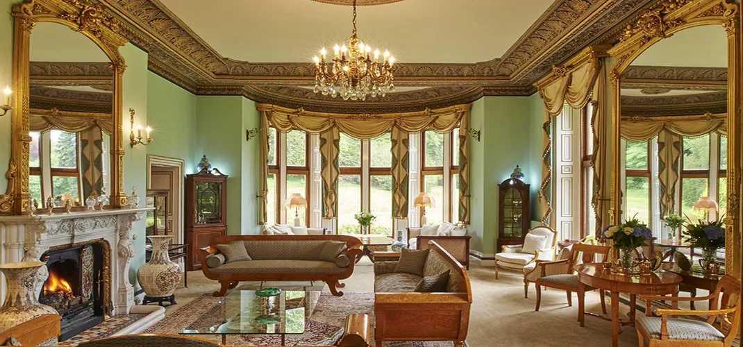 Lounge, Pale Hall Hotel, Llandderfel, Wales